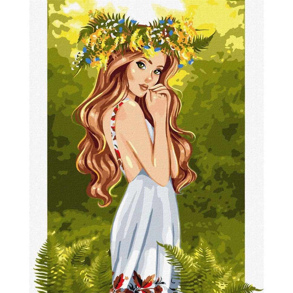 Картина по номерам Идейка Берегиня леса 40x50 см (KHO4993)