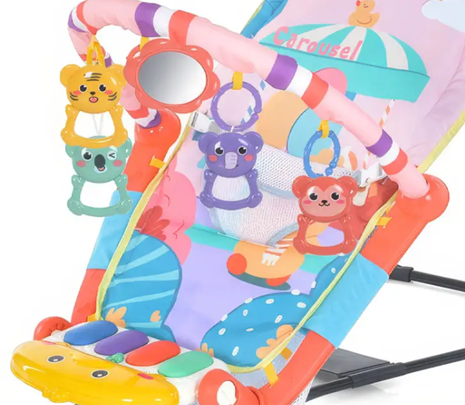 Детские шезлонг-качели для новорожденных 608-92-93 2 в 1 (2705489361) - фото 6 Детские шезлонг-качели для новорожденных 608-92-93 2 в 1 (2705489361) - фото 6