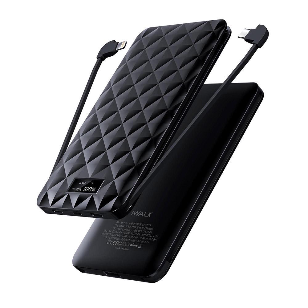 Внешний аккумулятор iWALK Extreme Trio V2 10000mAh Black (6758)