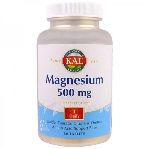 Микроэлемент Магний KAL Magnesium 500 мг 60 Tabs