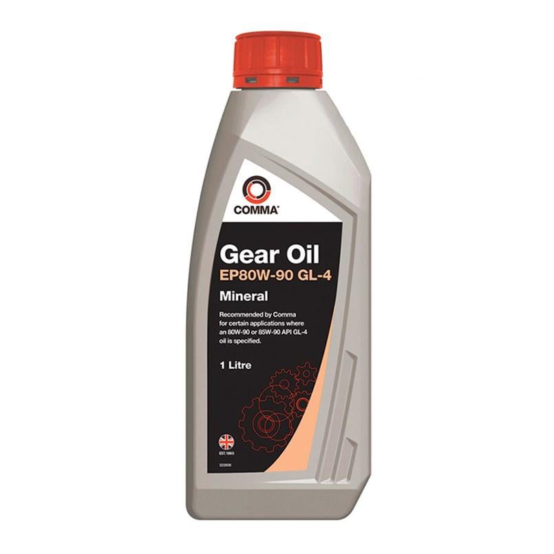 Трансмісійне мастило COMMA GEAR OIL EP80W-90 GL4 1 л (GO41L)