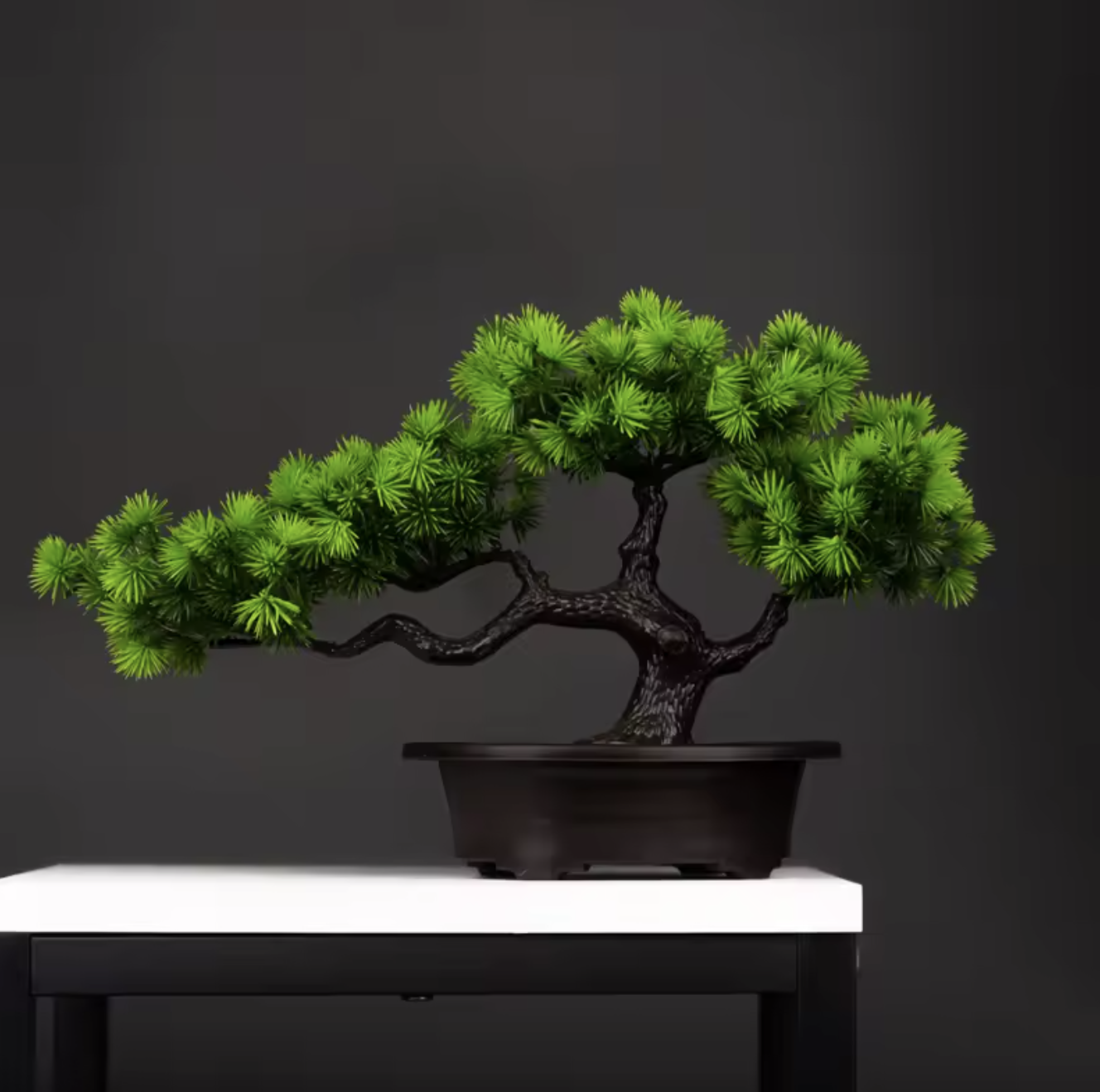 Бонсай Сосновое дерево Искусственная композиция в горшке Pine Bonsai 36x22 см Зеленый (MK001053) - фото 5 Бонсай Сосновое дерево Искусственная композиция в горшке Pine Bonsai 36x22 см Зеленый (MK001053) - фото 5