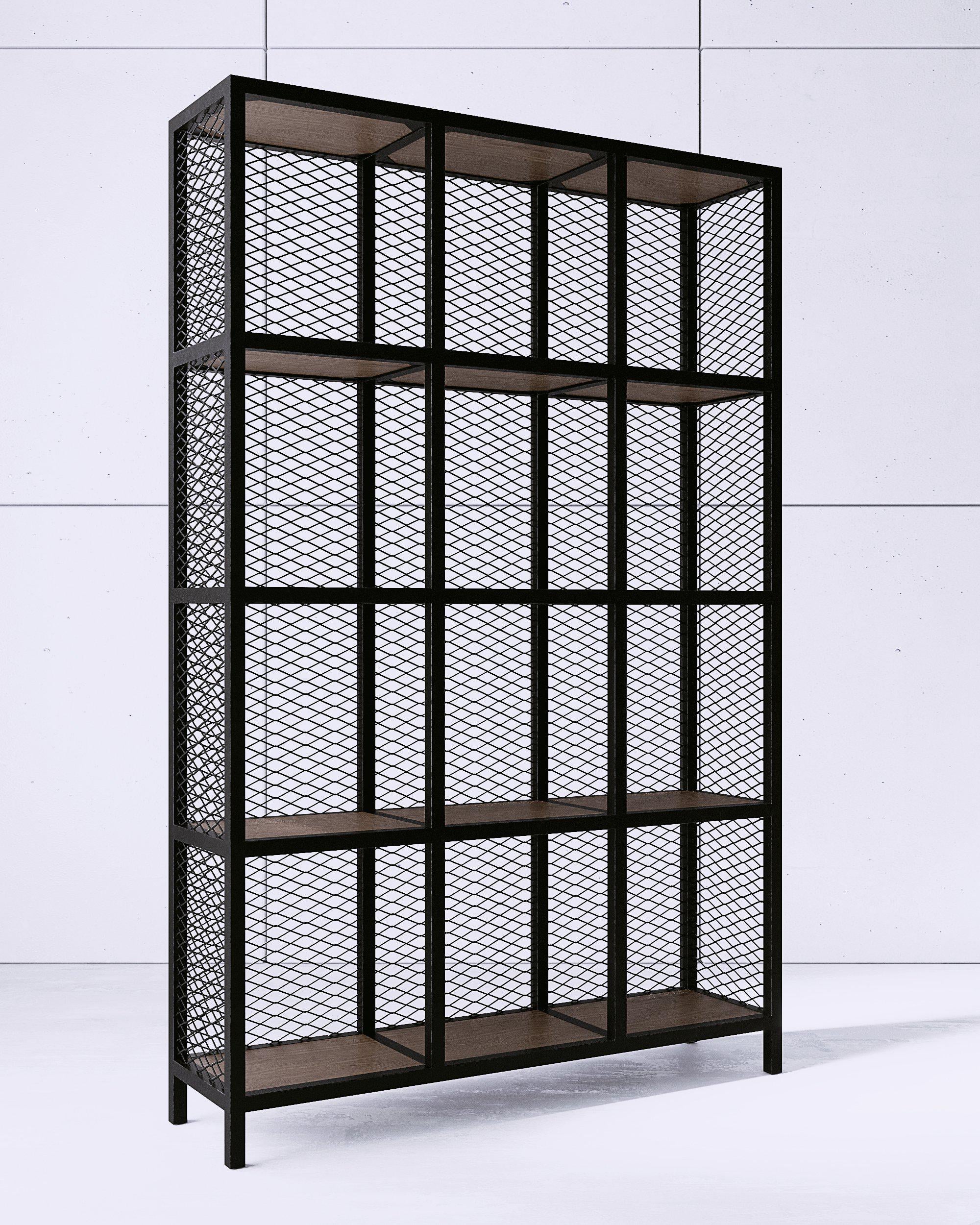 Cтеллаж EcoLoft IN-2408 в стиле лофт (25272566)