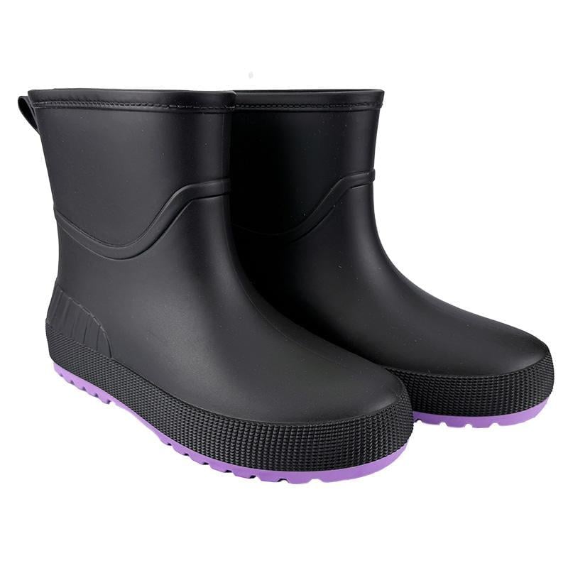 Резиновые сапоги женские 1502-1 p. 39 25-25,5 см Черный