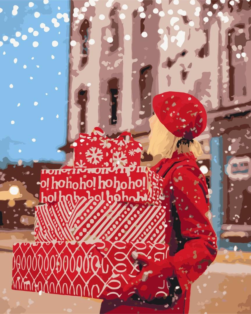 Картина по номерам Brushme BS52506 Новогоднее настроение 40х50 см (1717102930)