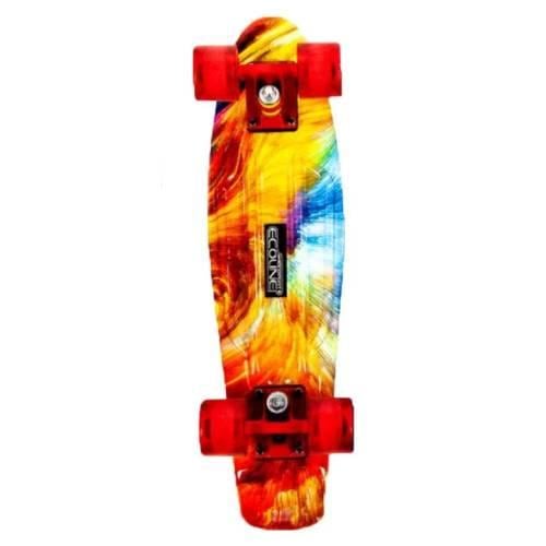 Пенніборд Penny Explore 22" Fire Blue (2T2034) колеса з підсвіткою