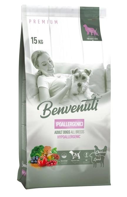 Корм Benvenuti Ipoallergenci гіпоалергенния для собак 15 кг (27430) - фото 1