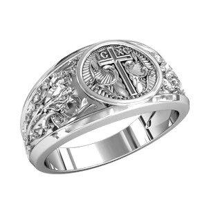 Серебряное охранное кольцо 1011к 19 (1011к-7)