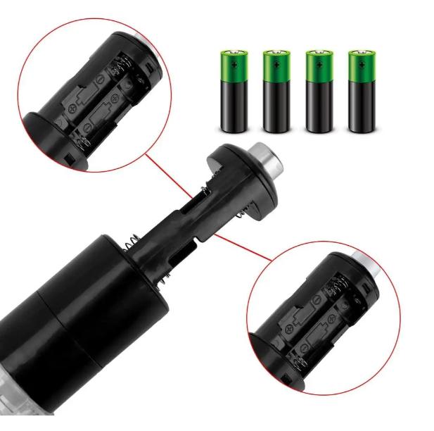 Мельница для специй с подсветкой 22 см Красная (ОДКХ-910-2) - фото 4