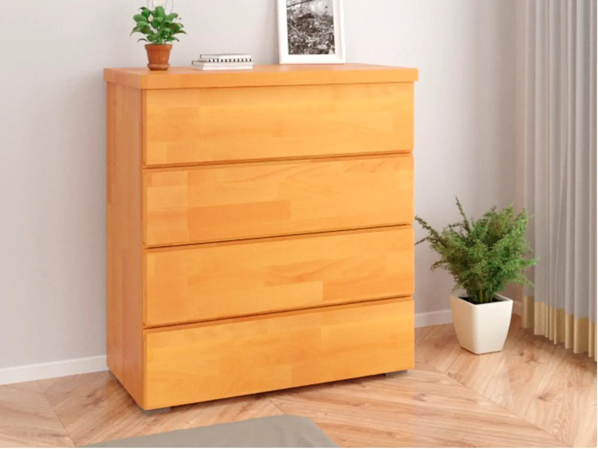 Комод Arbor Drev Регіна 4Ш з натурального дерева бук Вільха - фото 2 Комод Arbor Drev Регіна 4Ш з натурального дерева бук Вільха - фото 2