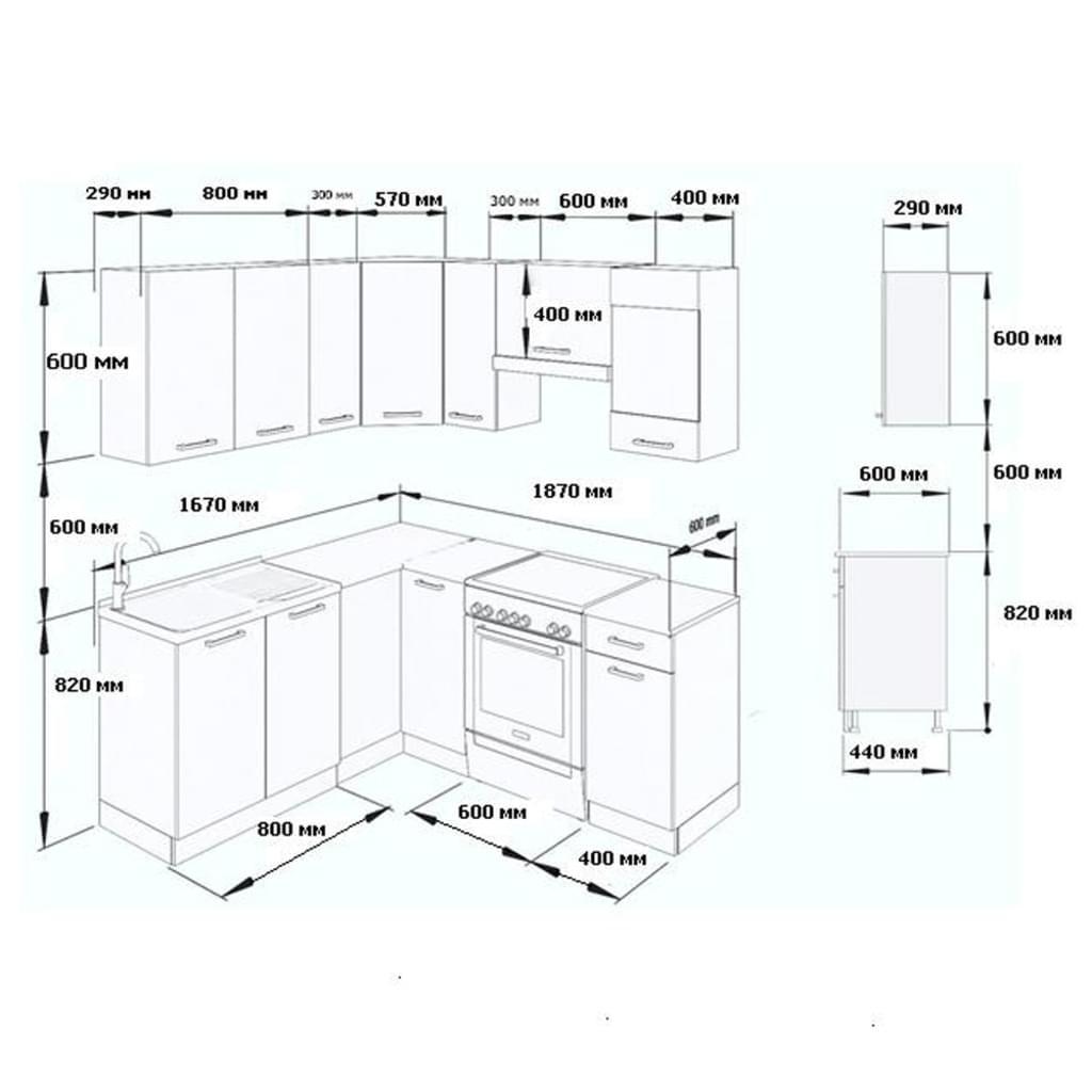 Кухня угловая Vicco Rick 190 см Дакар - фото 2 Кухня угловая Vicco Rick 190 см Дакар - фото 2