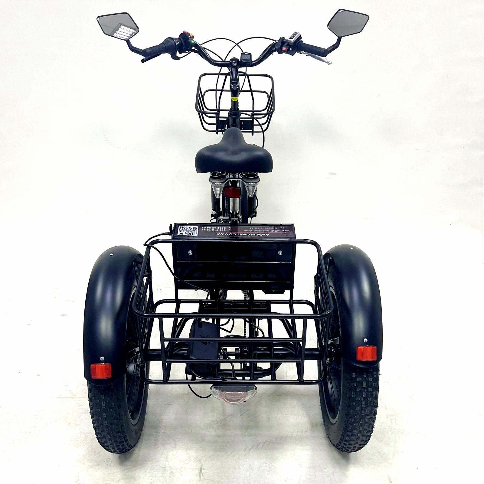 Електровелосипед триколісний Tiras City FAT2 2020 48 V/500 W 27 Ah - фото 3 Електровелосипед триколісний Tiras City FAT2 2020 48 V/500 W 27 Ah - фото 3