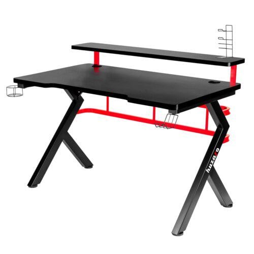 Стол геймерский Huzaro Hero 5.0 Черный/Красный - фото 4 Стол геймерский Huzaro Hero 5.0 Черный/Красный - фото 4