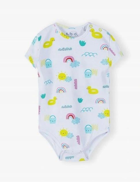 Боди 5.10.15 Kids 6T4227 принт 80 см Белый