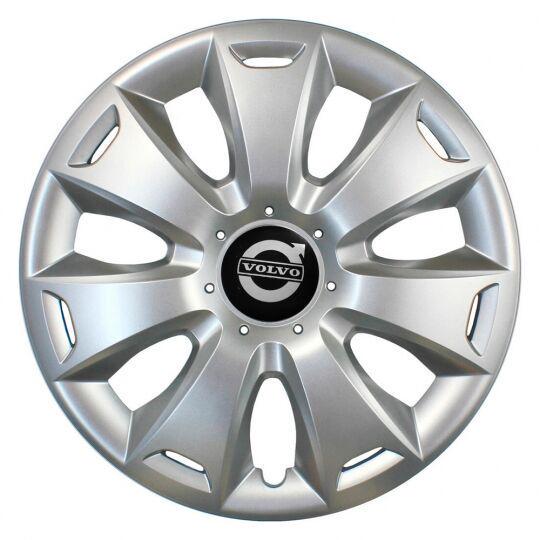 Автомобильные колпаки SKS 335 R15 с логотипом Volvo 4 шт. Серебристый