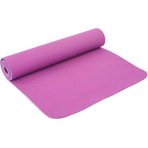 Килимок для фітнесу та йоги FI-4937 Малиновий (56429040)