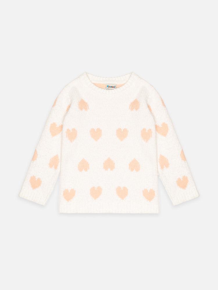 Джемпер для девочки ЦБ-00224257 116 см Молочный (28575669)