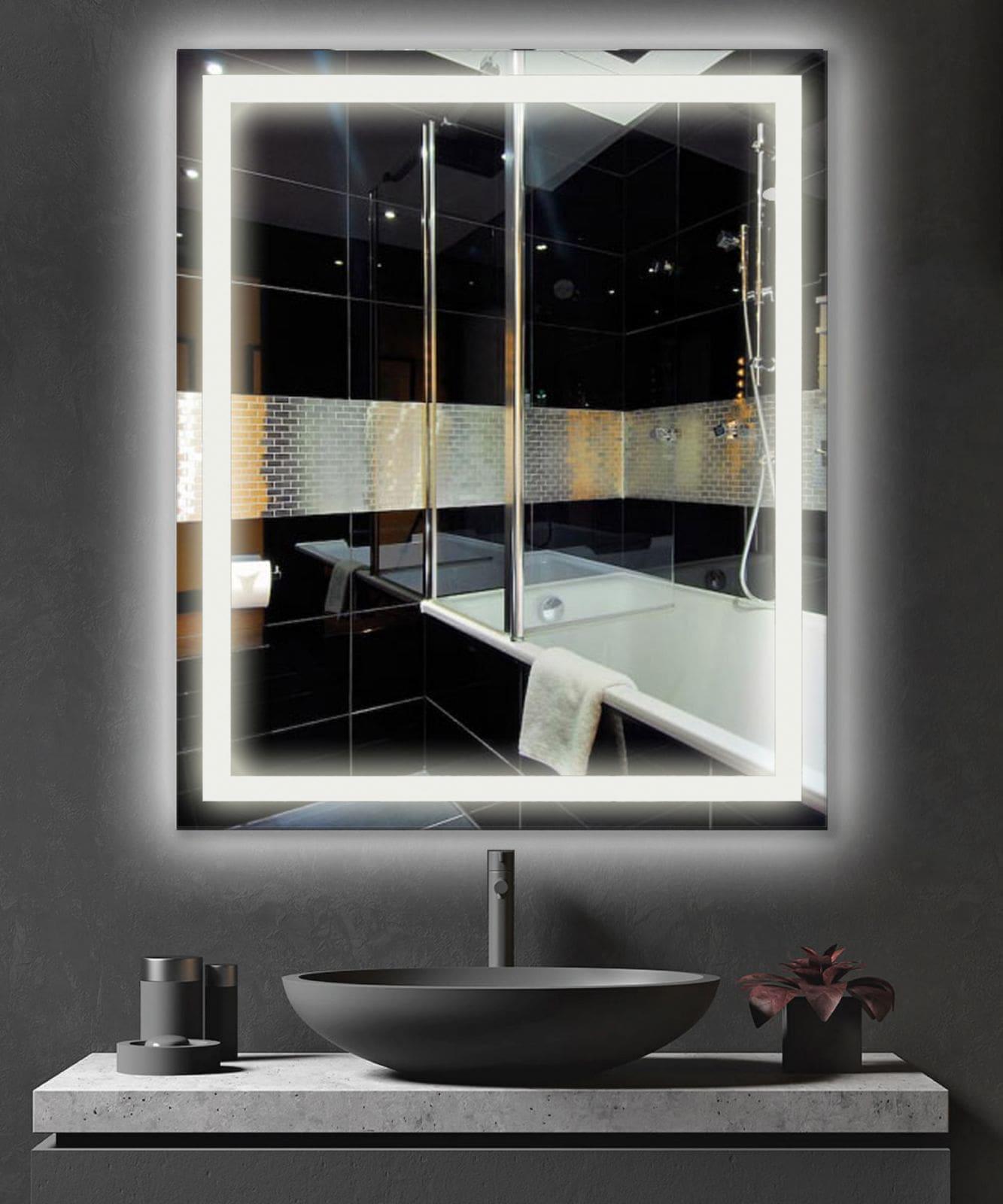 Зеркало Экватор ML-13 с фоновой LED подсветкой 70х60 см (24414865)