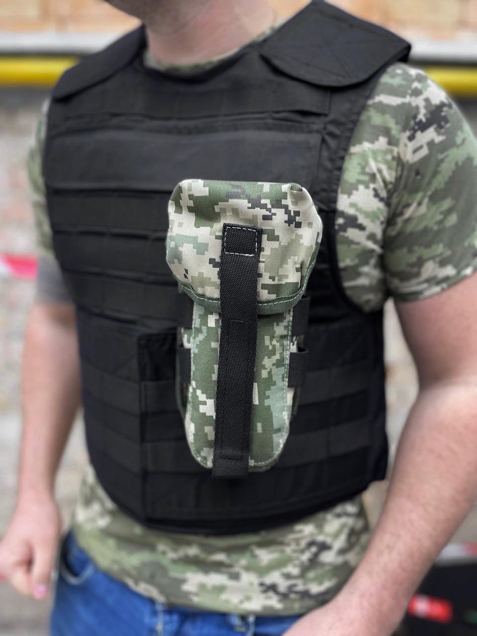 Підсумок для магазинів подвійний АКМ/АК-74 з системою Molle Піксель (11394090)