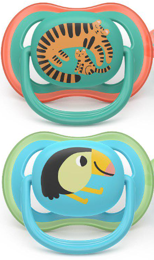 Пустушка для хлопчиків Philips Avent Ultra Air 6-18 міс. 2 шт. (143963)