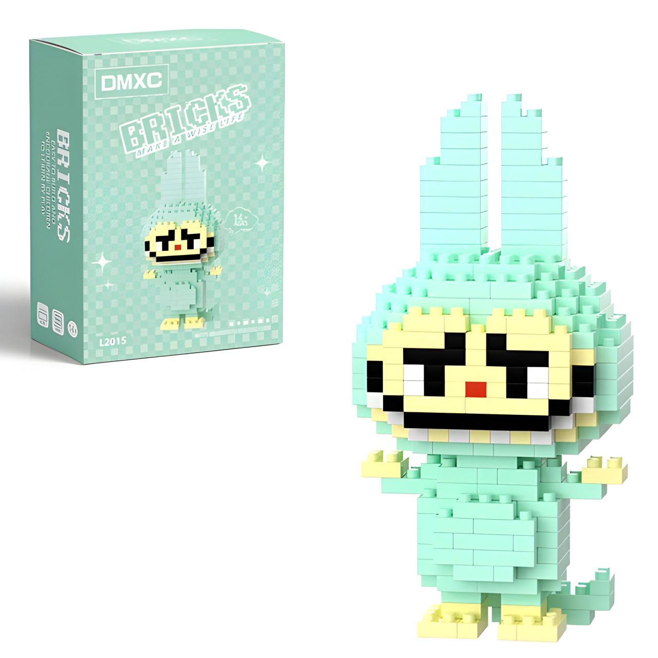 Конструктор детский Magic Blocks Зайчик Лабубу 150 дет. Бирюзовый (2015)