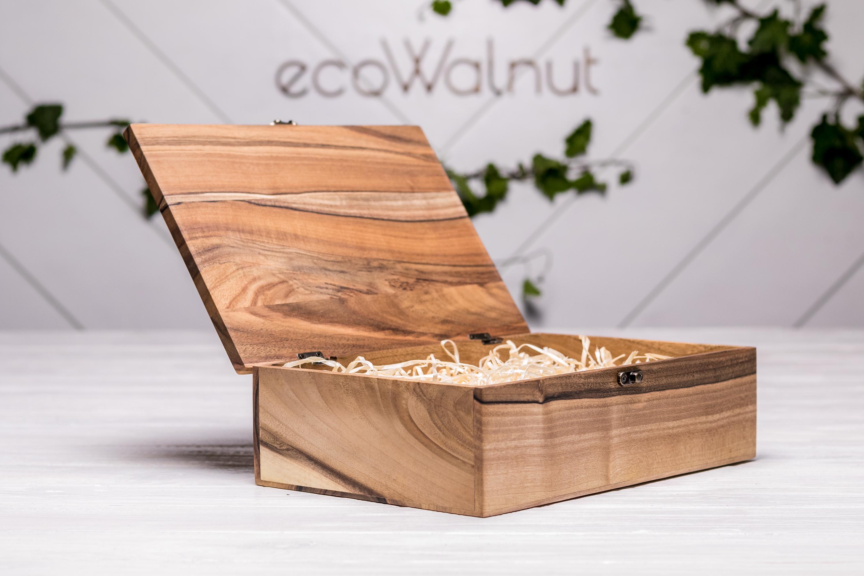 Коробочка из дерева EcoWalnut подарочная L (EB-4.2)