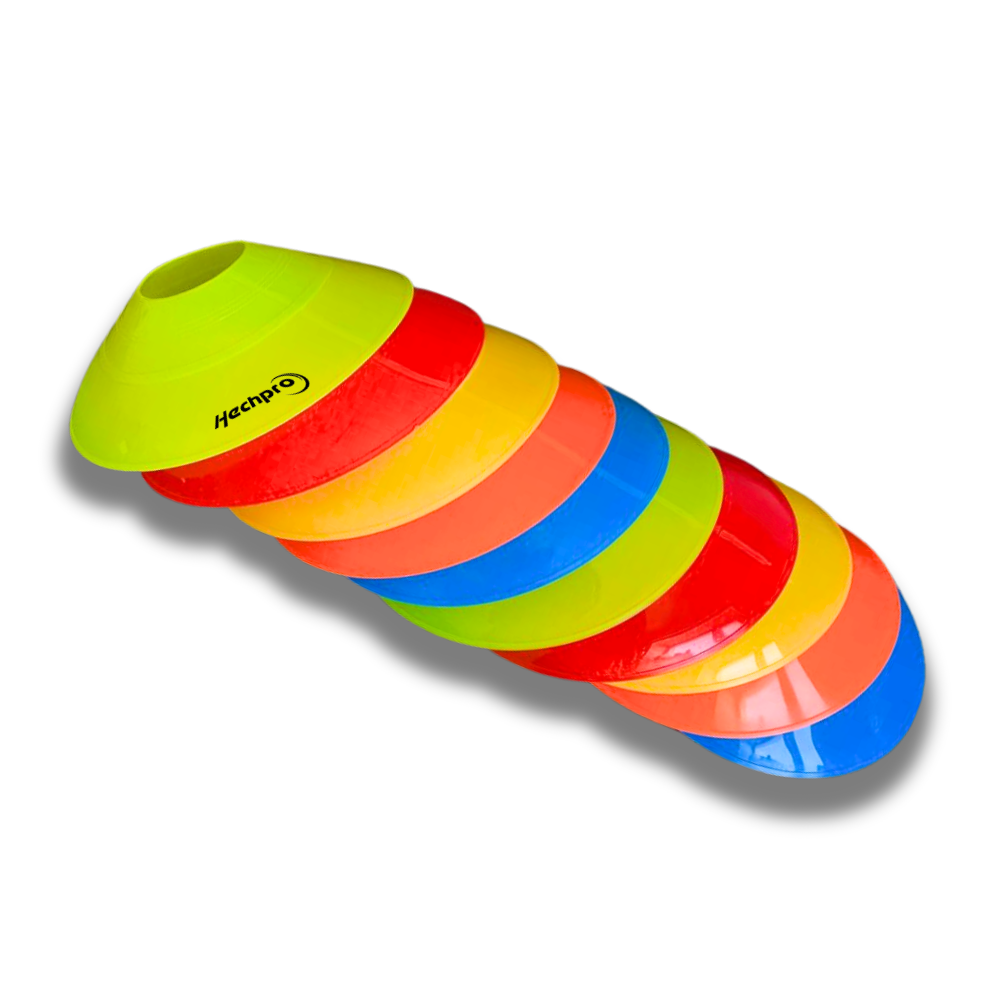 Фишки футбольные разметные тренировочные Hechpro 10 шт. Разноцветный (1322)