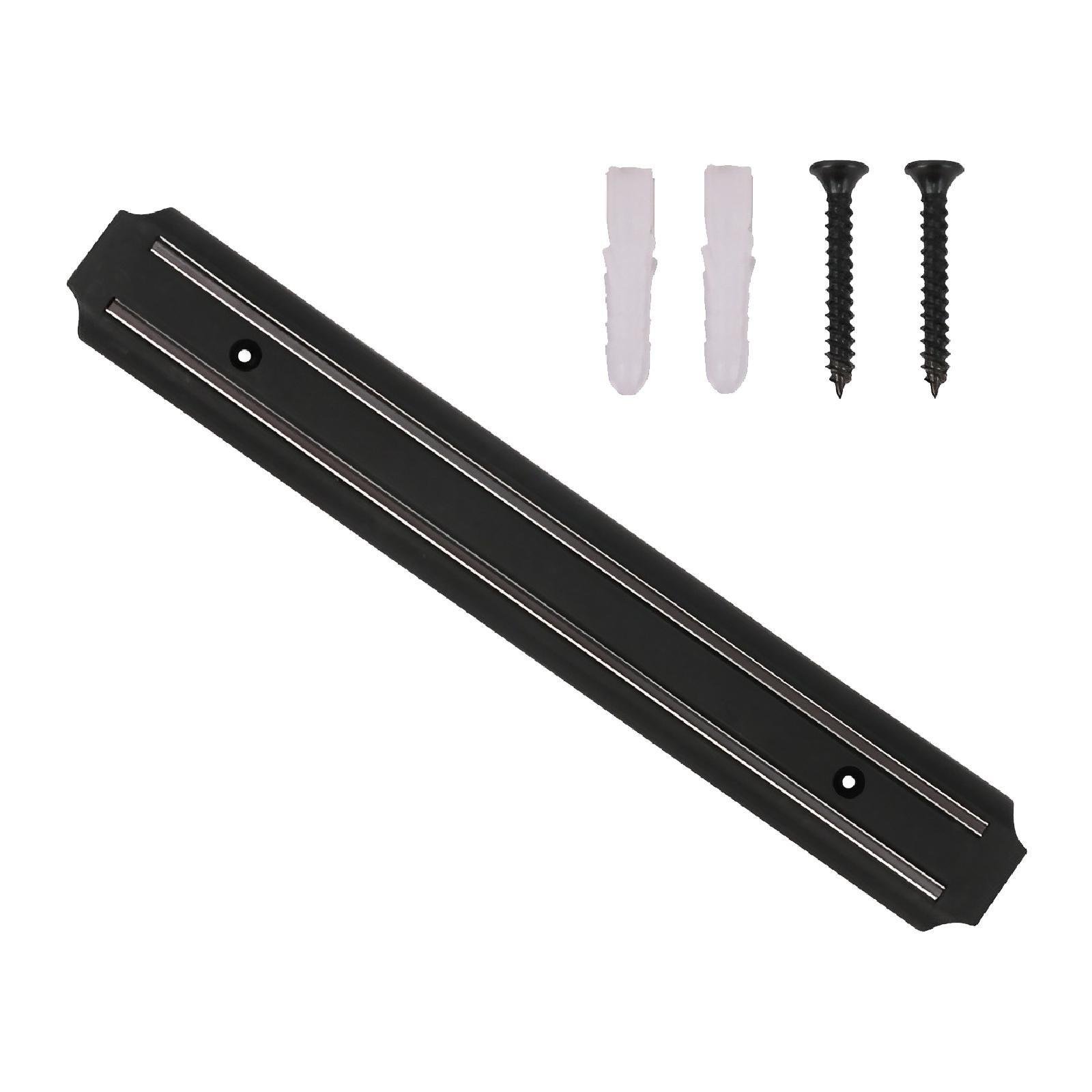 Держатель для ножей и инструментов настенный магнитный 33 см Черный (23993610)