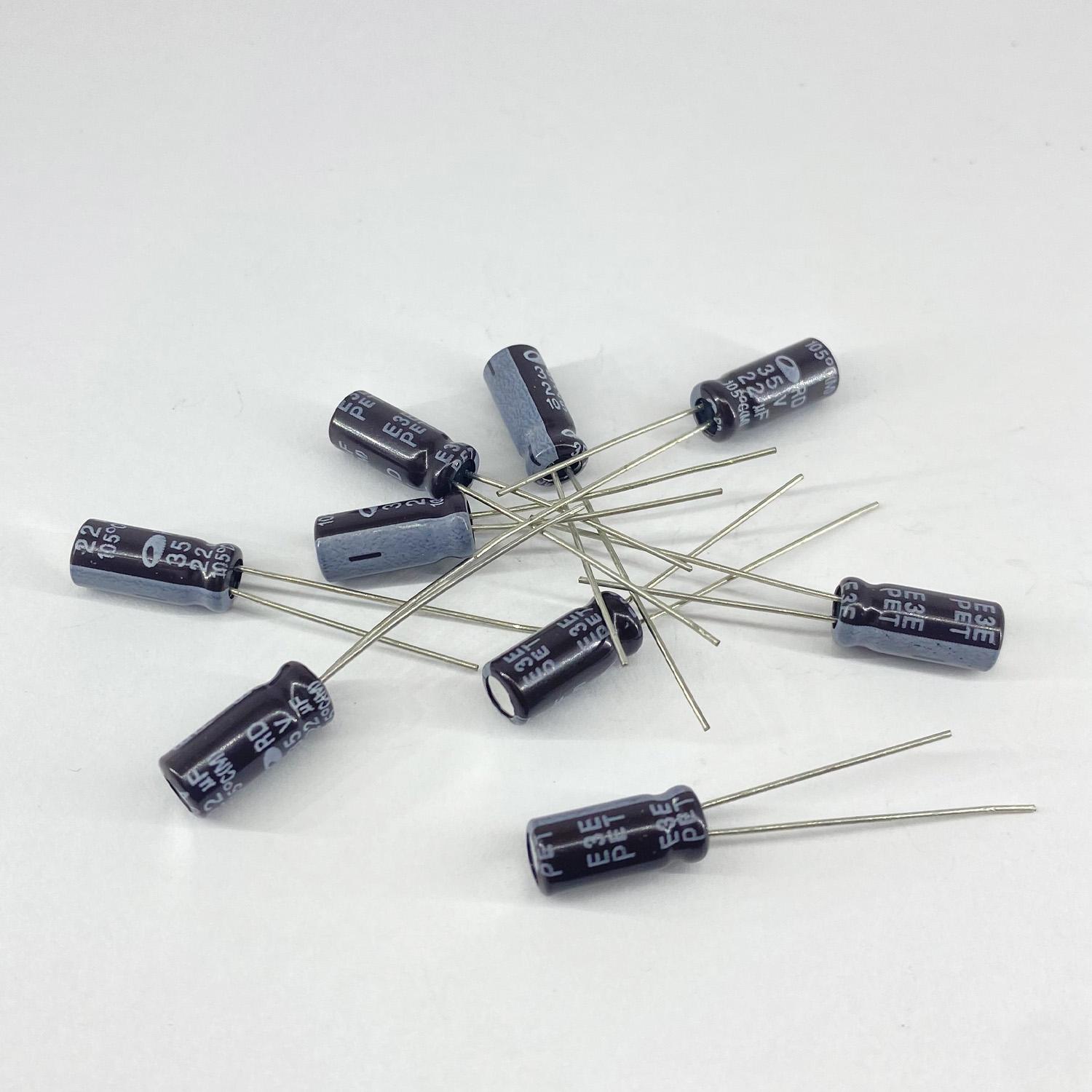 Электролитические конденсаторы Samwha 22 мкф 35V 5x11 мм 105 °C (5258)