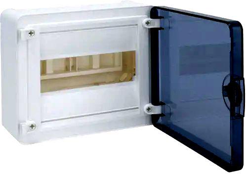 Щит Hager Golf VS108TD на 1x8 навесных модулей Белый/Прозрачный (17703952)