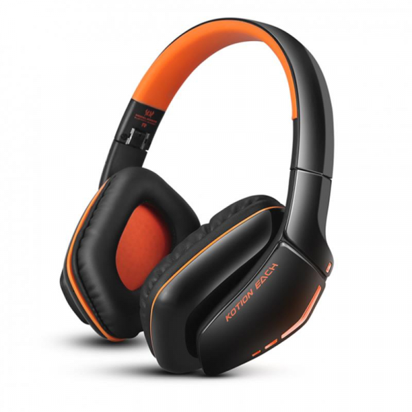 Навушники Kotion Each B3506 Black/Orange (ktb3506bt)