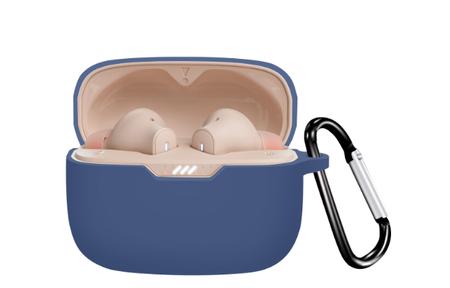 Чехол-накладка CDK Silicone Candy Friendly с карабином для JBL Tune 235NC Dark blue (016034)