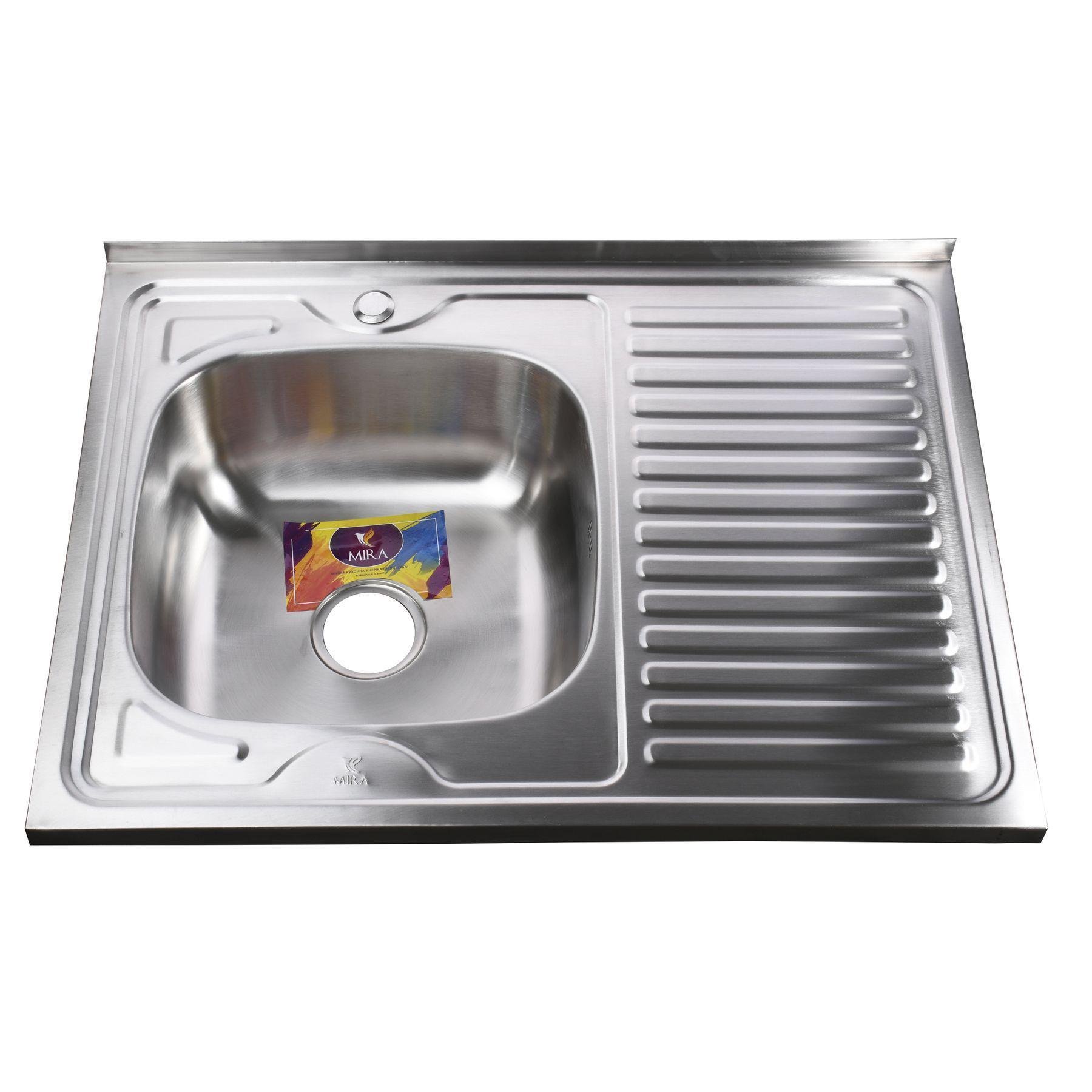 Мойка кухонная Mira MR 8060 L Matt Left (000019857)