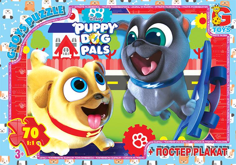 Пазли G-Toys із серії Веселі мопси Puppy Dog Pals 70 ел. (MTT-165394)