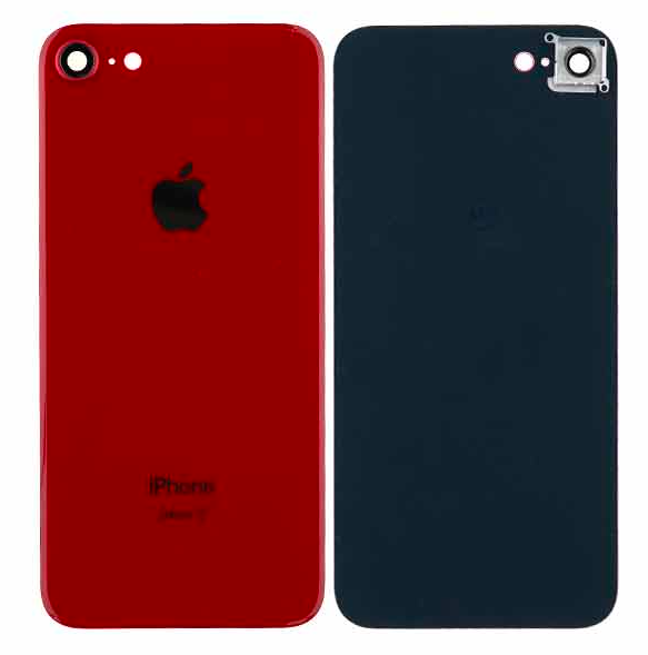 Скло корпусу iPhone 8 зі склом камери Red (P377)