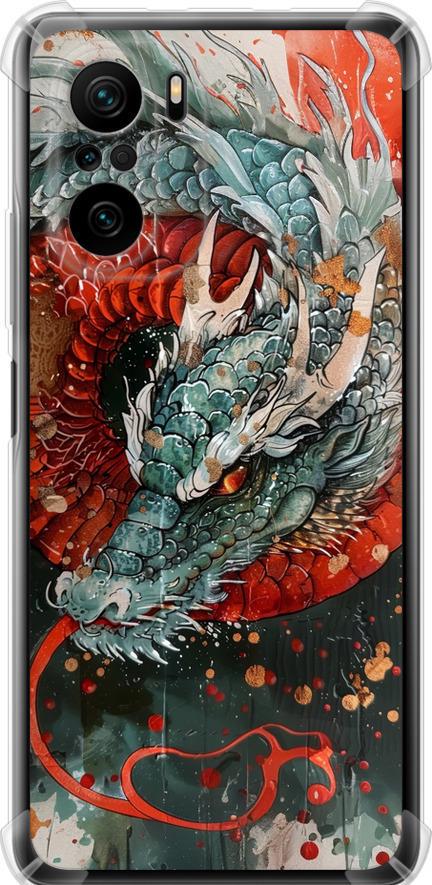 Чехол на Xiaomi Poco F3 Стихия огня (6101sp-2280-42517)