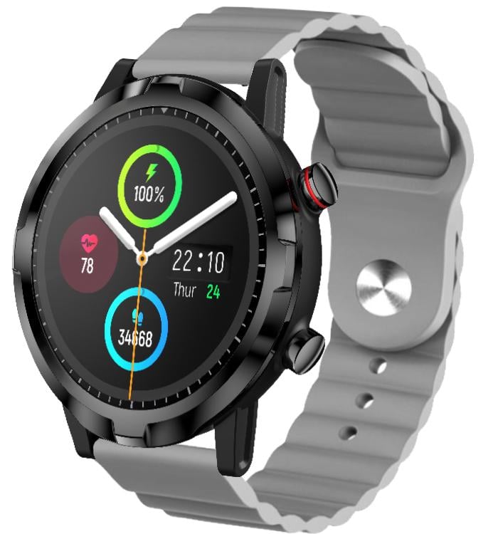 Ремешок Wave для Haylou Smart Watch RT LS05S 22 мм Grey (23209-33)