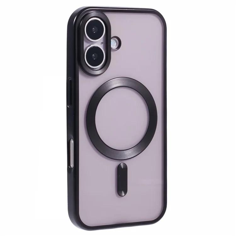 Чехол для телефона iPhone 16 Electroplate Case With Magsafe цвет черный EC-101