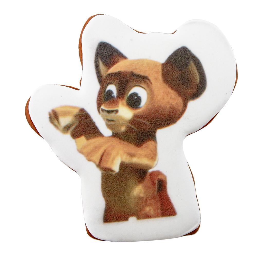 Пряник с принтом Крафт Печенье Мадагаскар 4 Мышиный лемур Морт 45 г