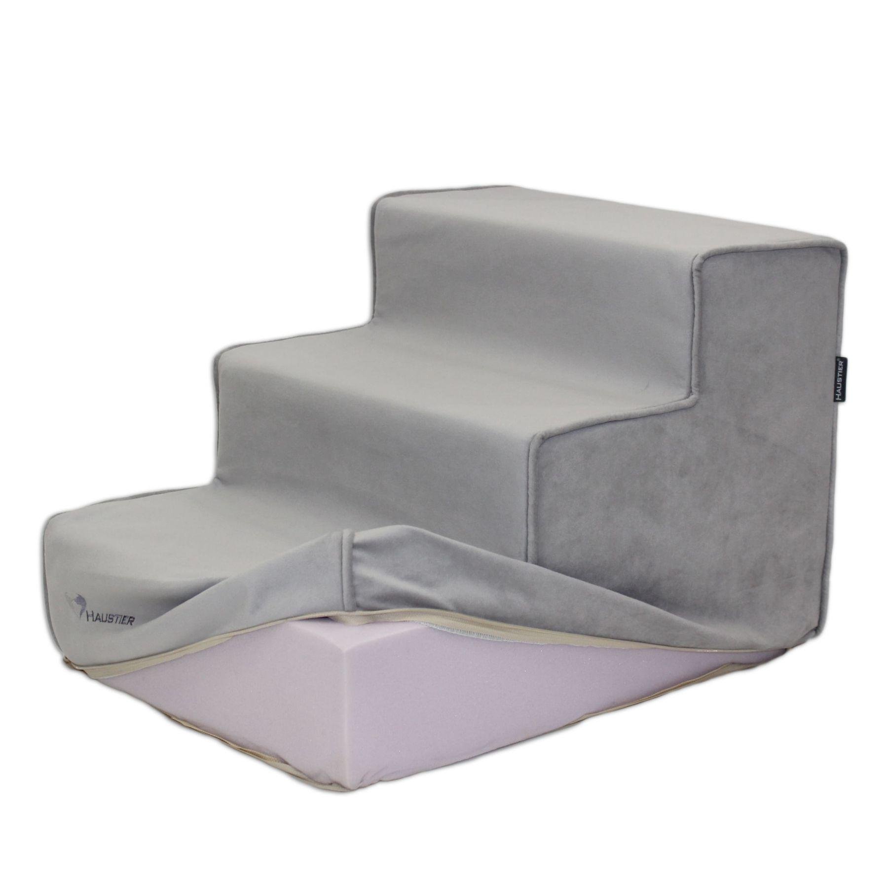 Сходинки для Собак Haustier Silver 3х-рівневі 54х40х36см (R1-1-029) - фото 5 Сходинки для Собак Haustier Silver 3х-рівневі 54х40х36см (R1-1-029) - фото 5