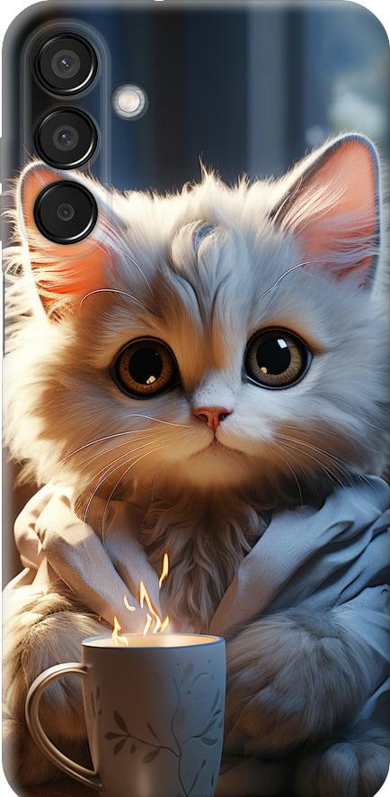Чехол на Samsung Galaxy M15 White cat (5646u-3684-42517)