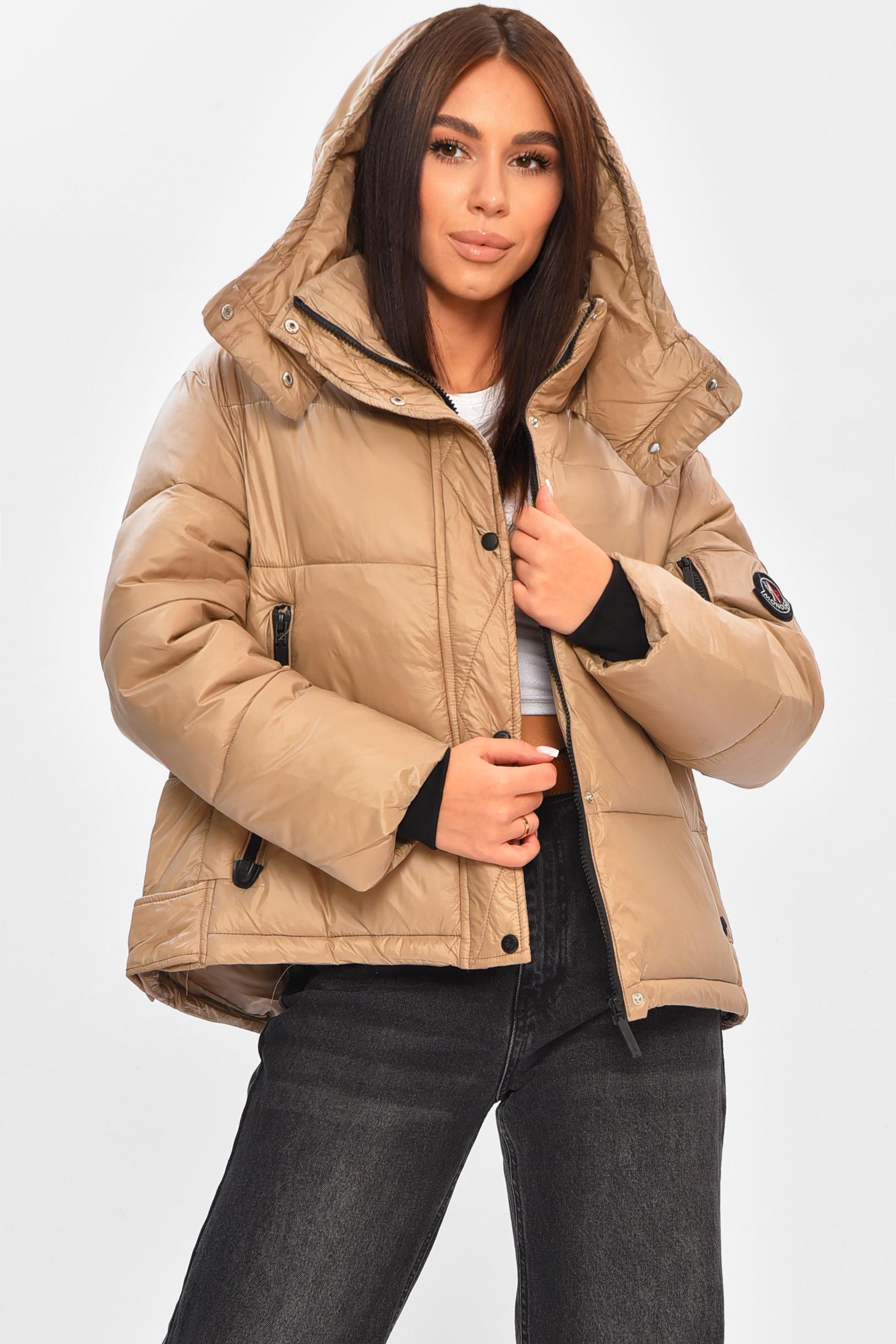 Куртка женская демисезонная XL Бежевый (206255) Куртка женская демисезонная XL Бежевый (206255)