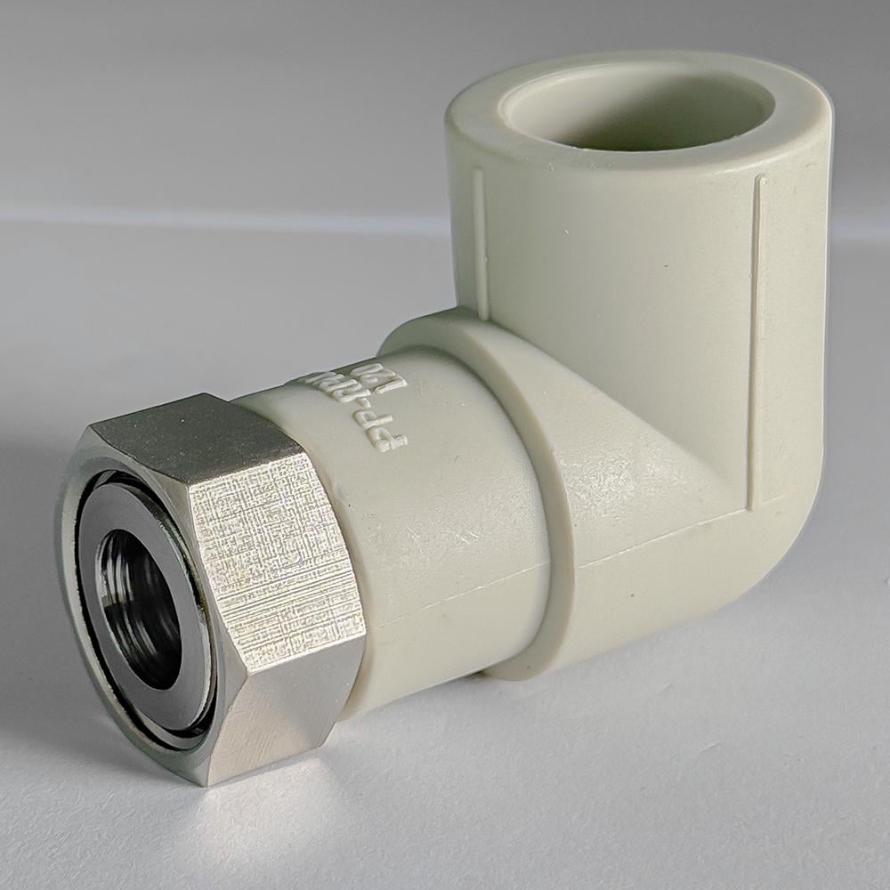 Кут з накидною гайкою PP-R SANTAN 20х1/2" з внутрішнім різьбленням - фото 2