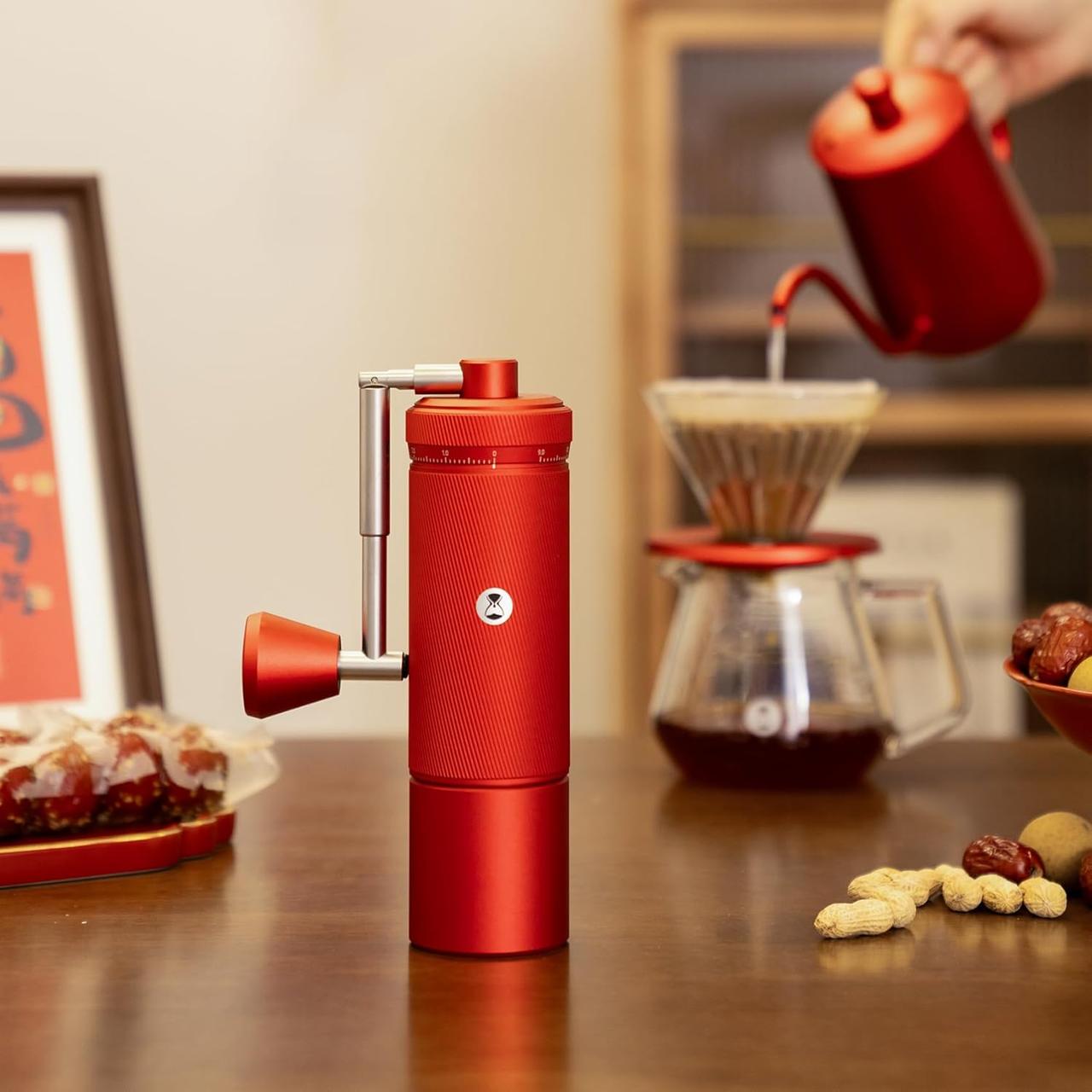 Кофемолка ручная Timemore Chestnut S3 Festival Red (S2C890) - фото 5
