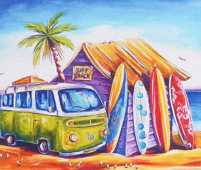 Картина за номерами TK Group 30591 30 Серфінг 40х30 см (121608)