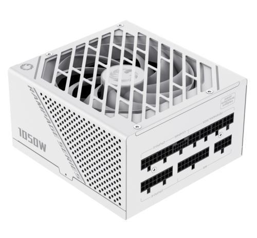 Блок питания 1050 Вт, GameMax GX-1050 PRO, белый, модульный, 80+ Platinum, Active PFC, 13.5 см, 3xMolex / 10xSATA / 1x16-pin /