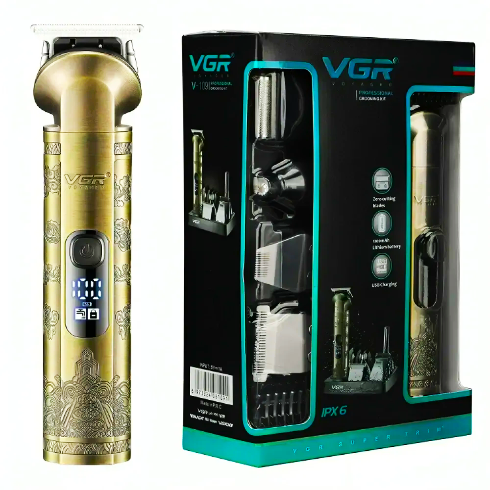 Машинка для стрижки волосся VGR V-110 з підставкою (25604134)