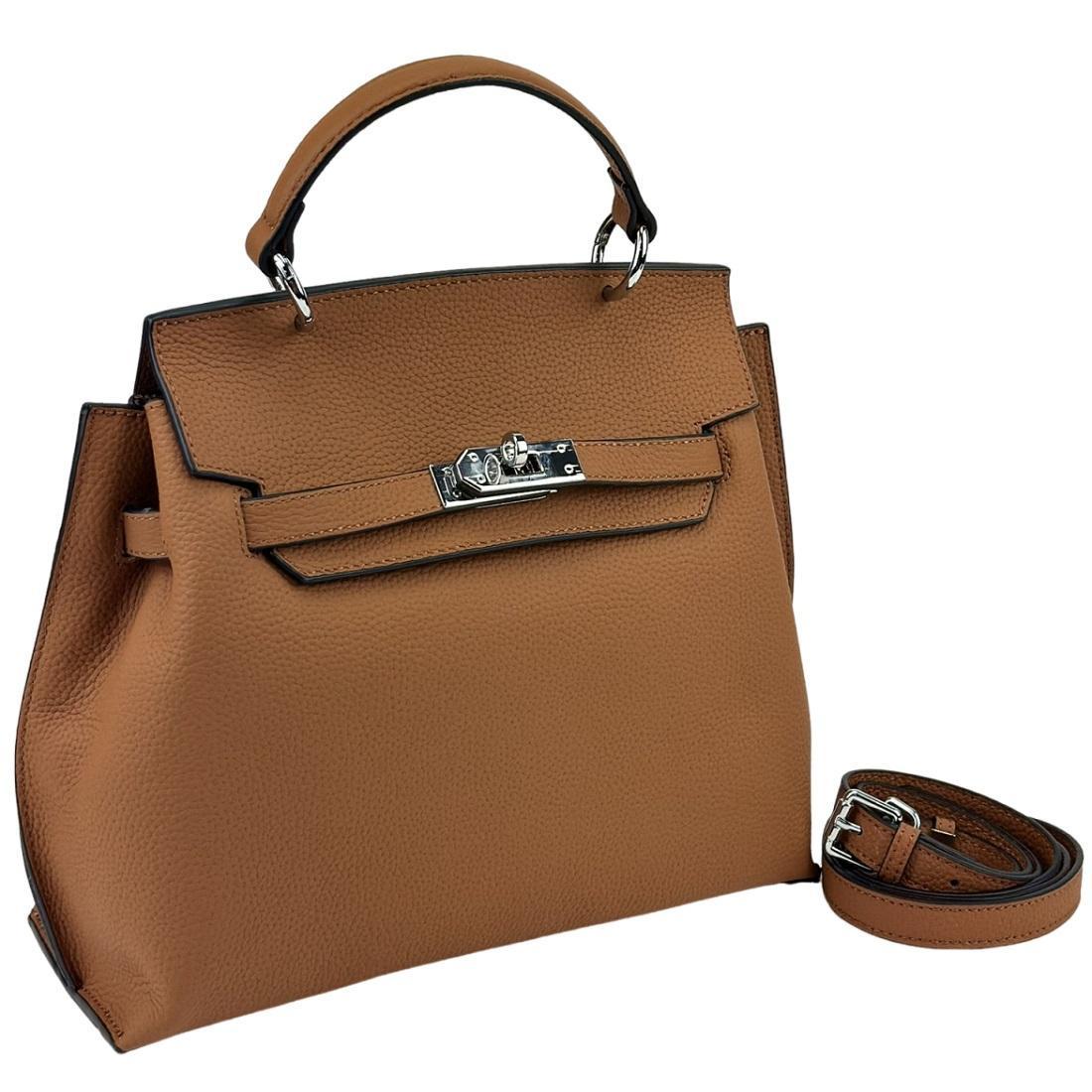 Женская сумка кожаная Olivia Leather A25F-W-55-89C Рыжий (2656558624)