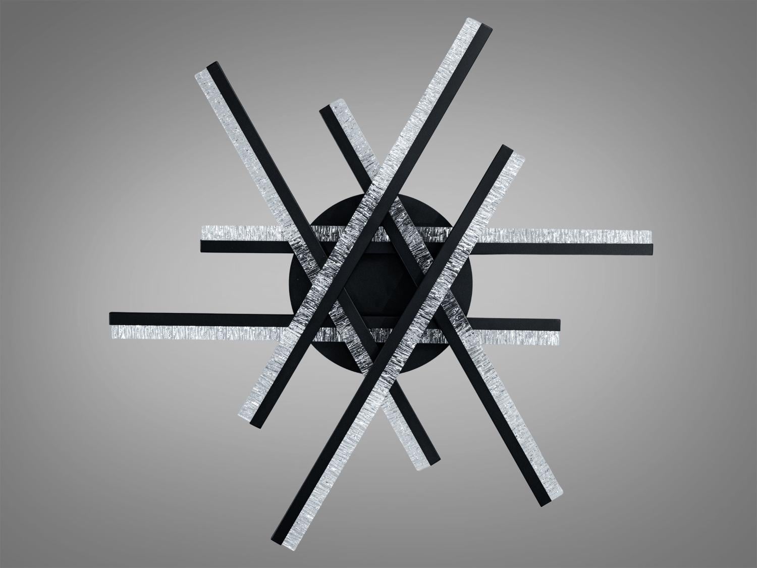 Люстра потолочная LED 86 W Черный (MX3087/6BK)