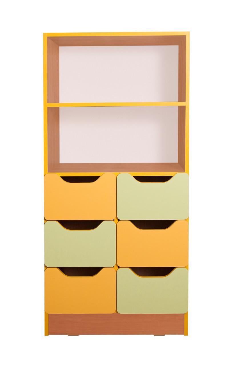 Дитяча стінка МАКСІ-Меблі Арлекіно Модуль А3 6 категорії Бук (9476)